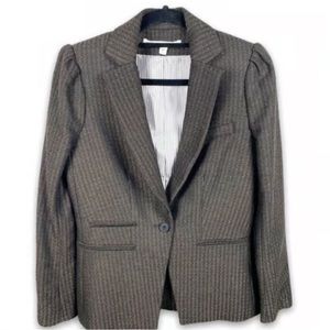 Veronica Beard Heathered wool Blazer - size 6 w Dickie!